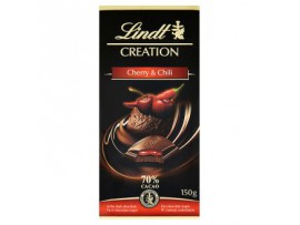 Lindt Creation горький шоколад с начинкой-мусс из чили и вишни 150 г